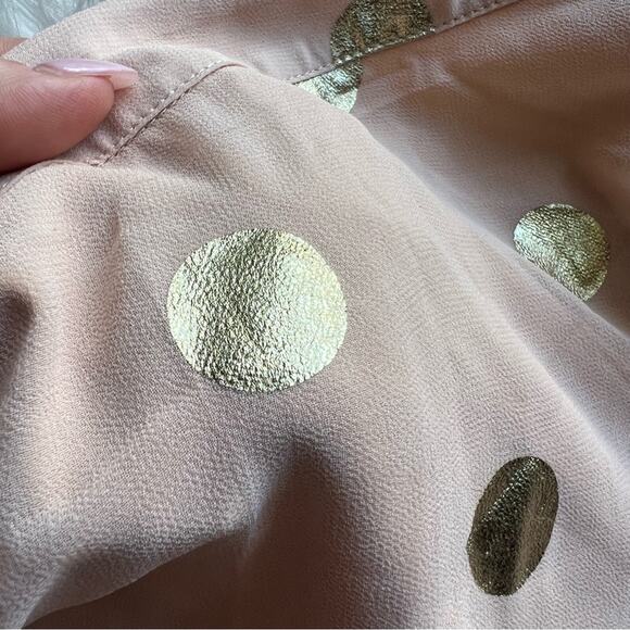 Camilla Coelho Kaylee Mini Skirt in Blush Gold size Medium - Picture 6 of 11